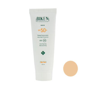 کرم ضد آفتاب رنگی بیکن SPF 50 مدل Tinted1 مناسب پوستهای چرب حجم 50 میلیلیتر