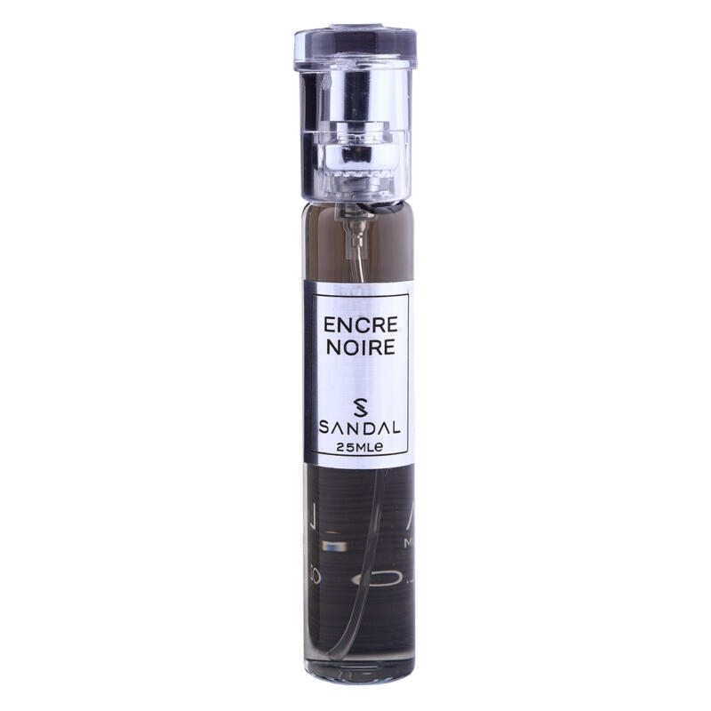 عطر جیبی مردانه صندل مدل lalique Encre Noire حجم 25 میلی لیتر