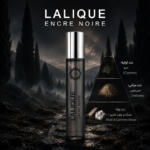 عطر جیبی مردانه هارلینگن مدل Lalique Encre Noire با رایحه گرم حجم 35 میلیلیتر