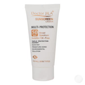 کرم ضد آفتاب دکتر ژیلا سری Multi Protection مدل Invisible حجم ۵۰ میلی لیتر