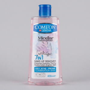 آب پاک کننده آرایش صورت کامان مدل OILY SKIN حجم 400 میلی لیتر
