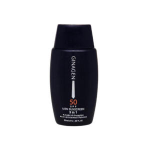 کرم ضد آفتاب بدون رنگ ژیناژن SPF 50 مدل 3in1 ‌مناسب برای انواع پوست حجم 50 میلی‌لیتر
