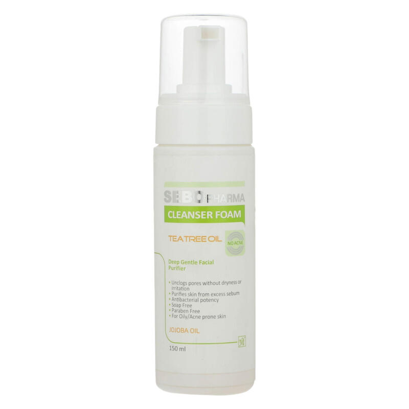 فوم پاک کننده صورت مای سری سبوفارما مدل Tea Tree Oil حجم 150 میلی لیتر