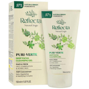 ژل شست‌وشوی صورت رفلکتا مدل Puri Verte مناسب برای پوست چرب حجم 150 میلی لیتر