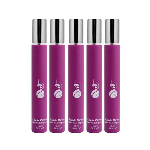 عطر جیبی زنانه دکلت مدل Leopar Kenzo حجم 15 میلی لیتر مجموعه 6 عددی