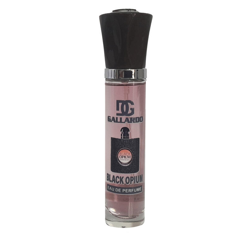 عطر جیبی زنانه گالاردو مدل بلک اوپیوم با رایحه گرم و شیرین حجم 22 میلی‌لیتر