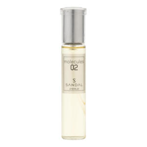 عطر جیبی مردانه صندل مدل مولکول با رایحه معتدل حجم ۲۵ میلیلیتر