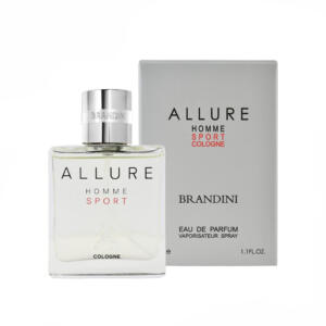 عطر جیبی مردانه برندینی مدل  Allure Homme Sport Cologne حجم 33 میلی لیتر