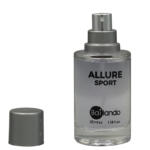 عطر جیبی مردانه بایلندو مدل آلور اسپورت ALLURE SPORT با رایحه شیرین حجم 35 میلیلیتر