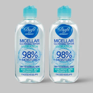 آب پاک کننده صورت دافی مدل Hydration حجم 200 میلی لیتر مجموعه 2 عددی