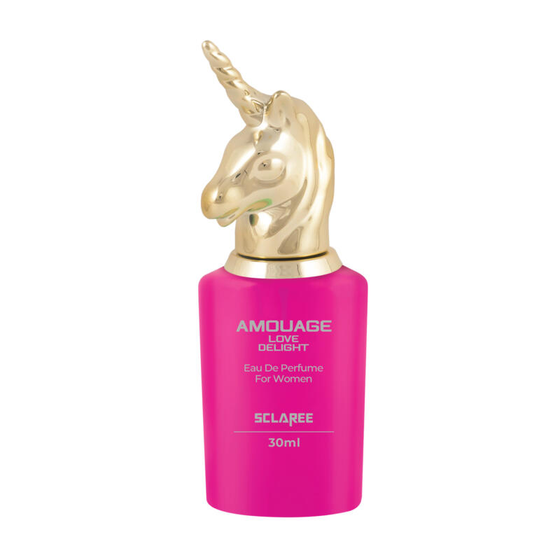 عطر جیبی زنانه اسکلاره مدل Amouage Love Delight با رایحه شیرین حجم 30 میلیلیتر