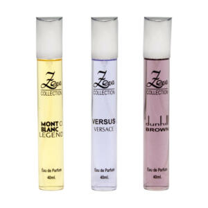 عطر جیبی زوا مدل مونت بلان لجند ورسوز دانهیل با رایحه معتدل حجم 40 میلیلیتر مجموعه 3 عددی