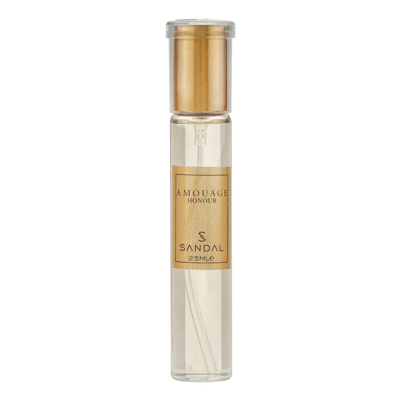 عطر جیبی زنانه صندل مدل amouage honour با رایحه خنک حجم 25 میلی‌لیتر