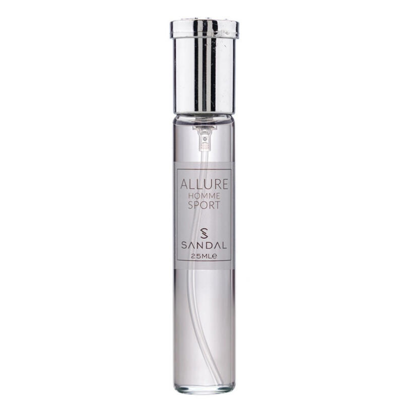 عطر جیبی مردانه صندل مدل allure sport حجم 25 میلی لیتر