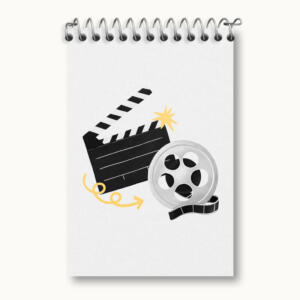دفتر یادداشت 50 برگ خندالو مدل فیلم (Film) کد F2554