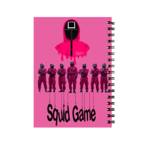 دفتر مشق 50 برگ طرح squid game کد k02
